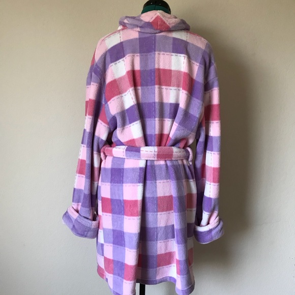 NFS Purple,pink,and white comfy warm robe - Picture 7 of 7